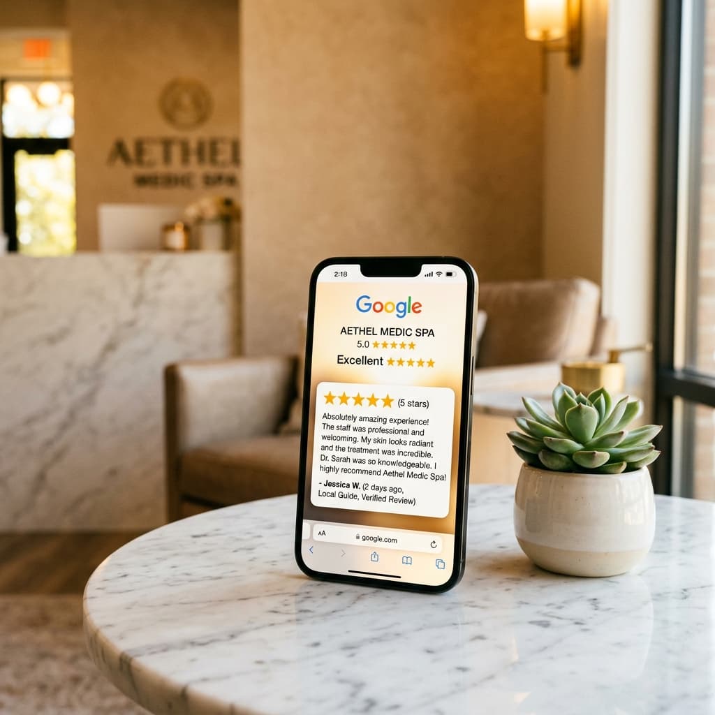 Verified 5-star Google review posted